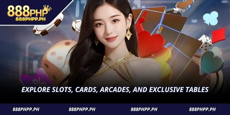 Explore slots, cards, arcades, and exclusive tables