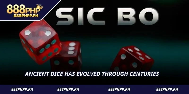 Ancient dice has evolved through centuries