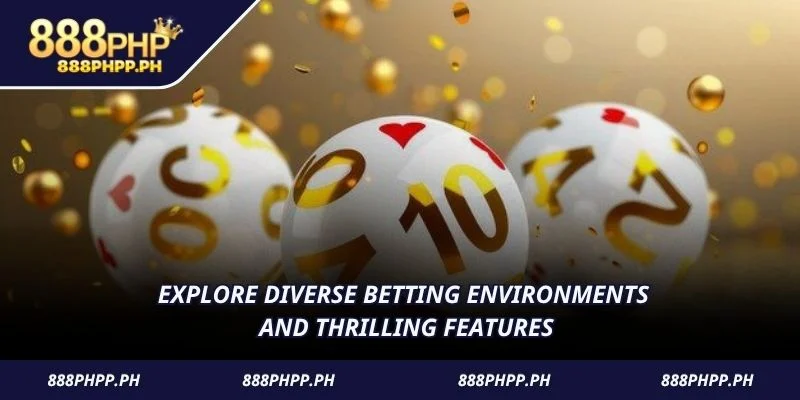 Explore diverse betting environments and thrilling features