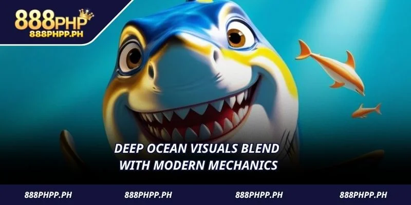 Deep ocean visuals blend with modern mechanics