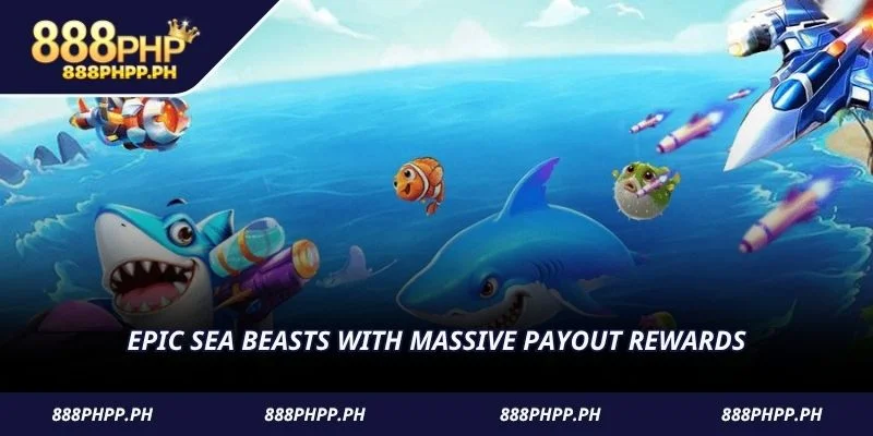 Epic sea beasts with massive payout rewards