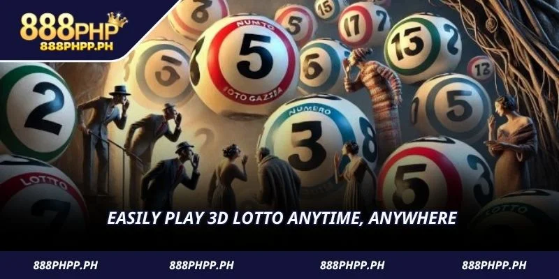 Easily play 3D lotto anytime, anywhere